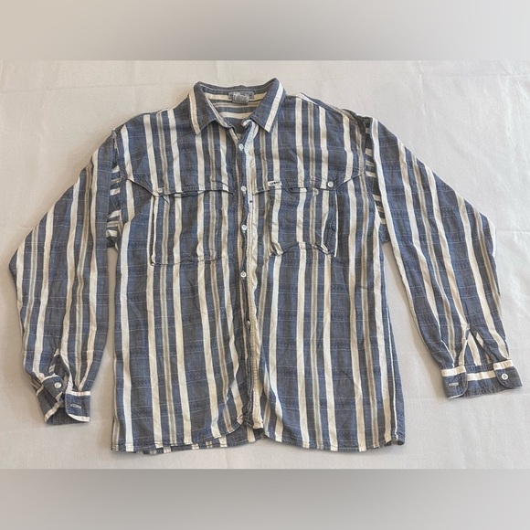 GUESS Men’s 90’s Vintage Long Sleeve Button Down Shirt, Size 2 ( Large) - Picture 1 of 7
